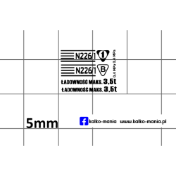 rozrzutnik  n226 kalkomania...