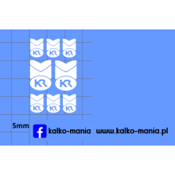 skr logo kalkomania 1:43