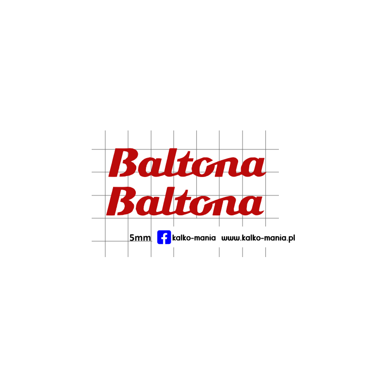 baltona logo kalkomania 1:43