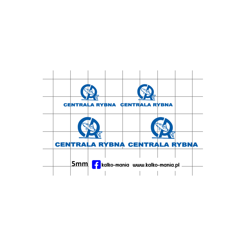 centrala rybna kalkomania 1:43