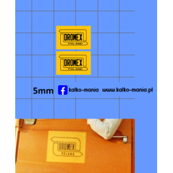 dromex logo kalkomania 1:43