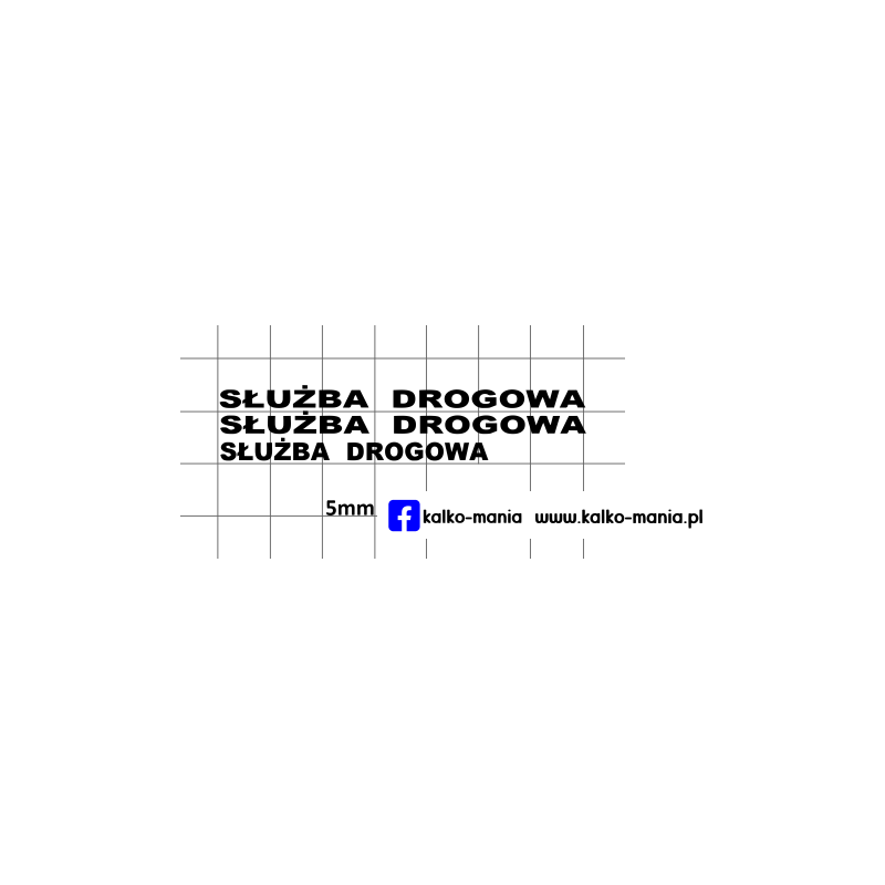zuk nysa sluzba drogowa kalkomania 1:43