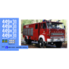 jelcz 005 star straż osp szynych kalkomania 1:43