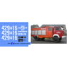 jelcz 005 star straż osp toporow kalkomania 1:43