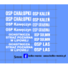 straz osp miejswosci kalkomania 1:43