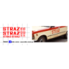 straz pożarna fiat 125p kalkomania 1:43