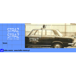 straz pożarna fiat 125p...