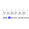 tarpan logo tyl kalkomania 1:43
