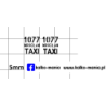 fiat 125p taxi wroclaw kalkomania 1:43