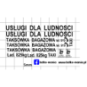 zuk taxi mpt warszawa taksowka bagazowa kalkomania 1:43