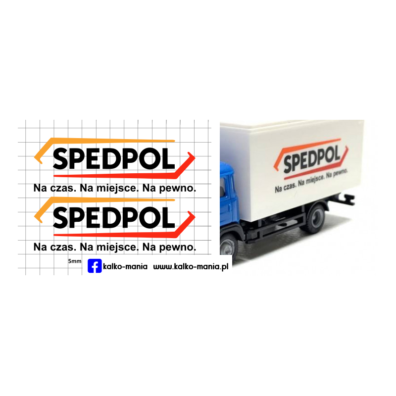 spedpol logo avia star jelcz kalkomania 1:43