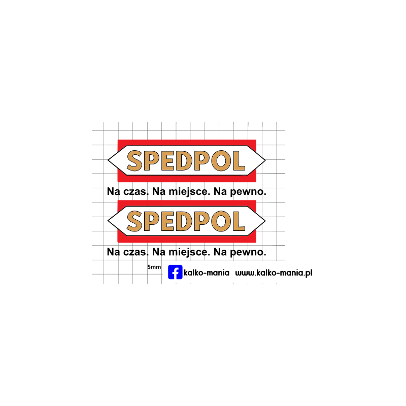 spedpol logo avia star jelcz liaz kalkomania 1:43
