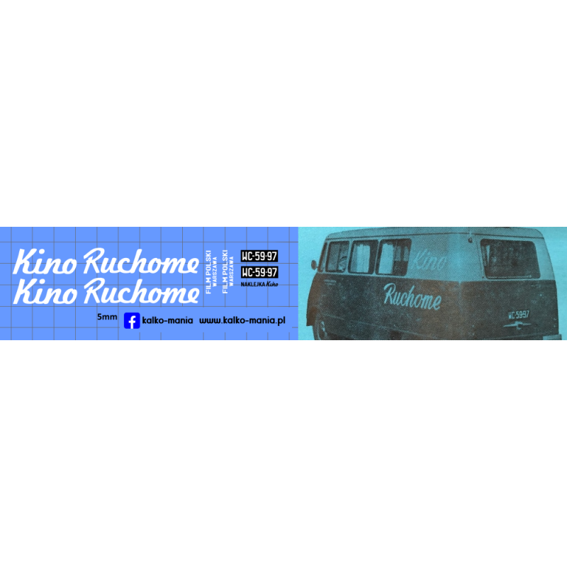 nysa kino ruchome kalkomania 1:43