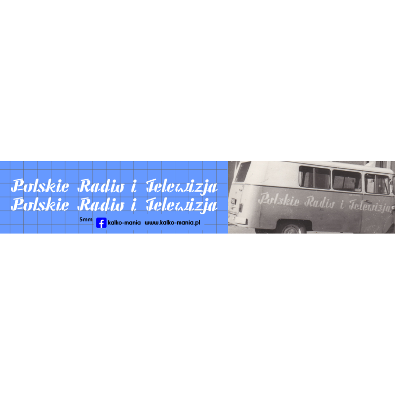 nysa polskie radio i telewizja kalkomania 1:43