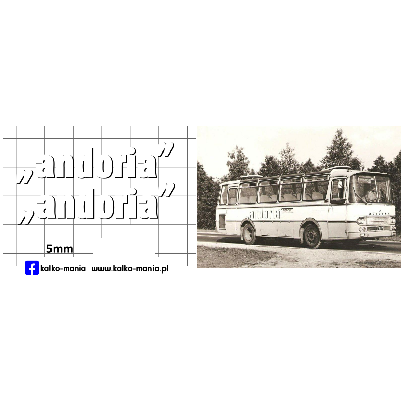 autosan andoria kalkomania 1:72