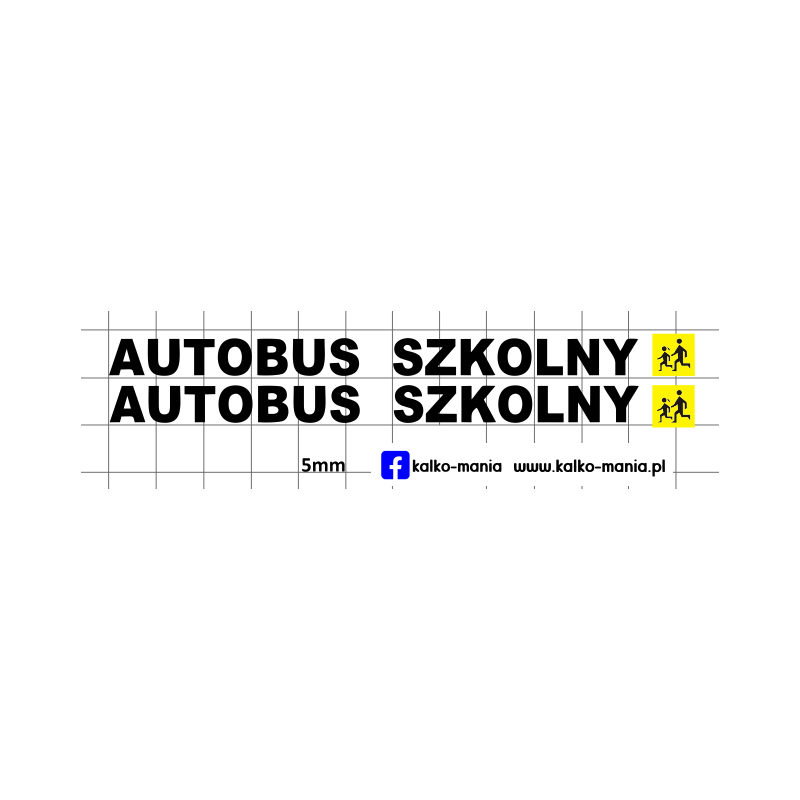 autosan autobus szkolny kalkomania 1:72