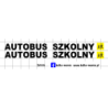 autosan autobus szkolny kalkomania 1:72