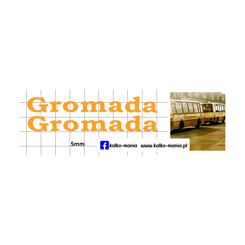 autosan biuro podrozy gromada2 kalkomania 1:72