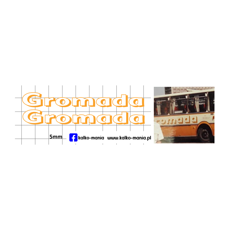 autosan biuro podrozy gromada kalkomania 1:72