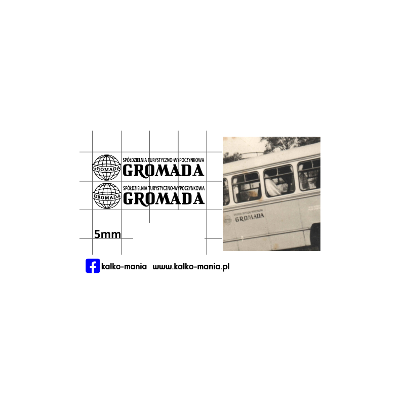 autosan biuro podrozy gromada kalkomania 1:72