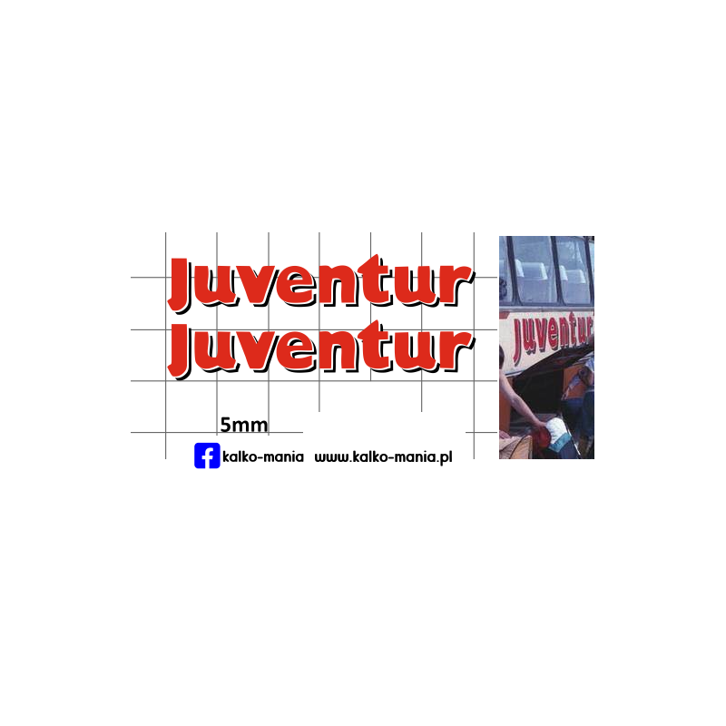 autosan biuro podrozy juventur kalkomania 1:72