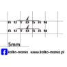 autosan h9 h10 logo kalkomania 1:72