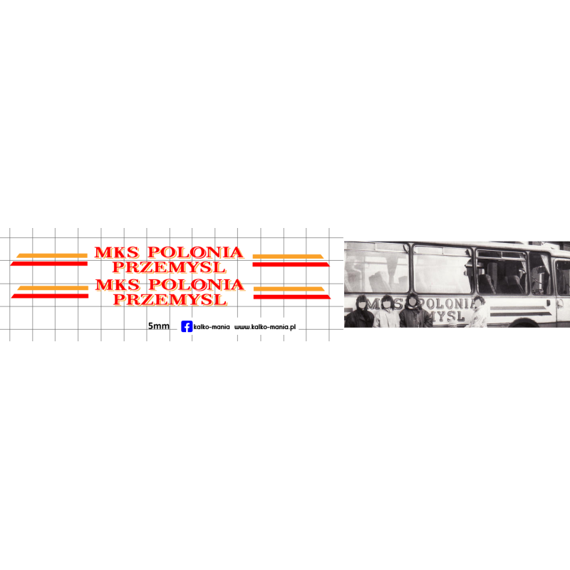 autosan mks polonia przemysl kalkomania 1:72
