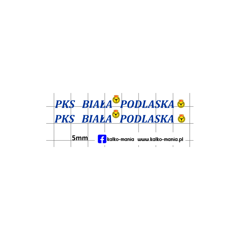 autosan pks biala podlaska kalkomania 1:72