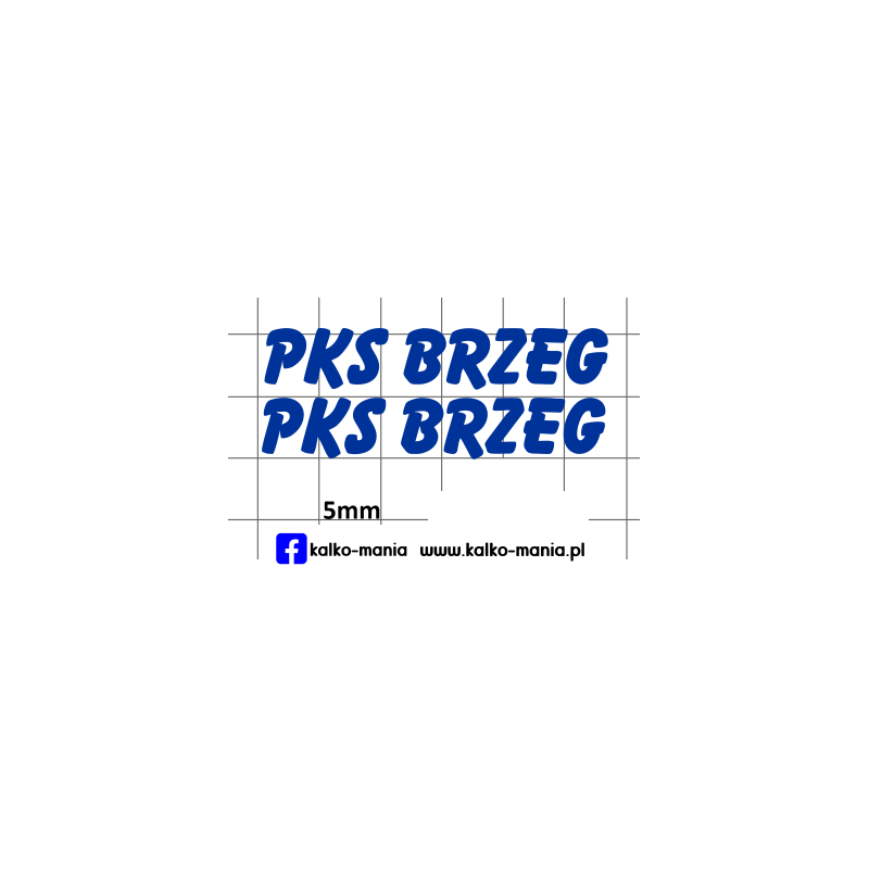 autosan pks brzeg kalkomania 1:72