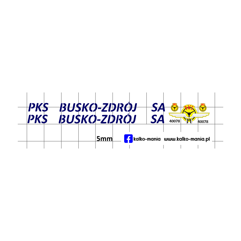 autosan pks busko zdroj kalkomania 1:72