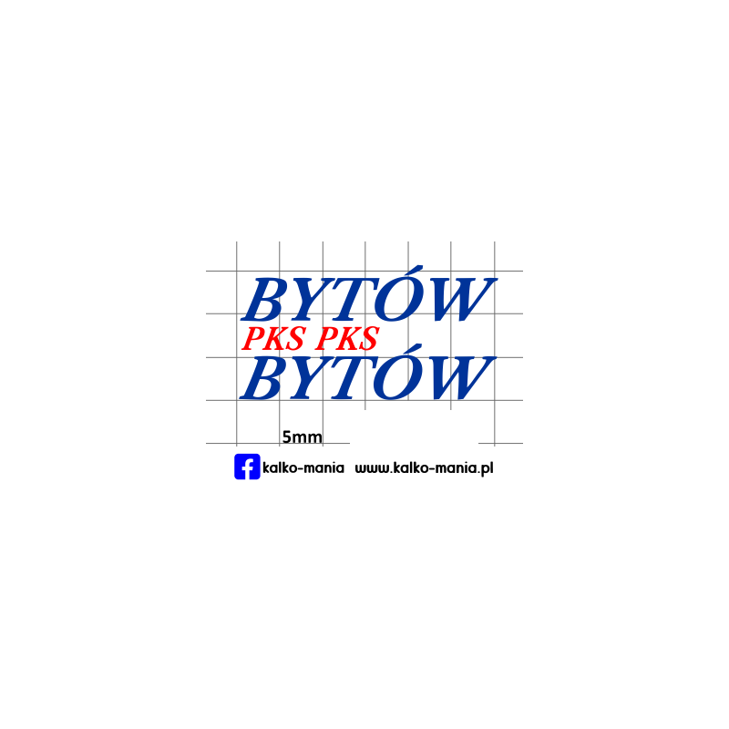 autosan pks bytow kalkomania 1:72