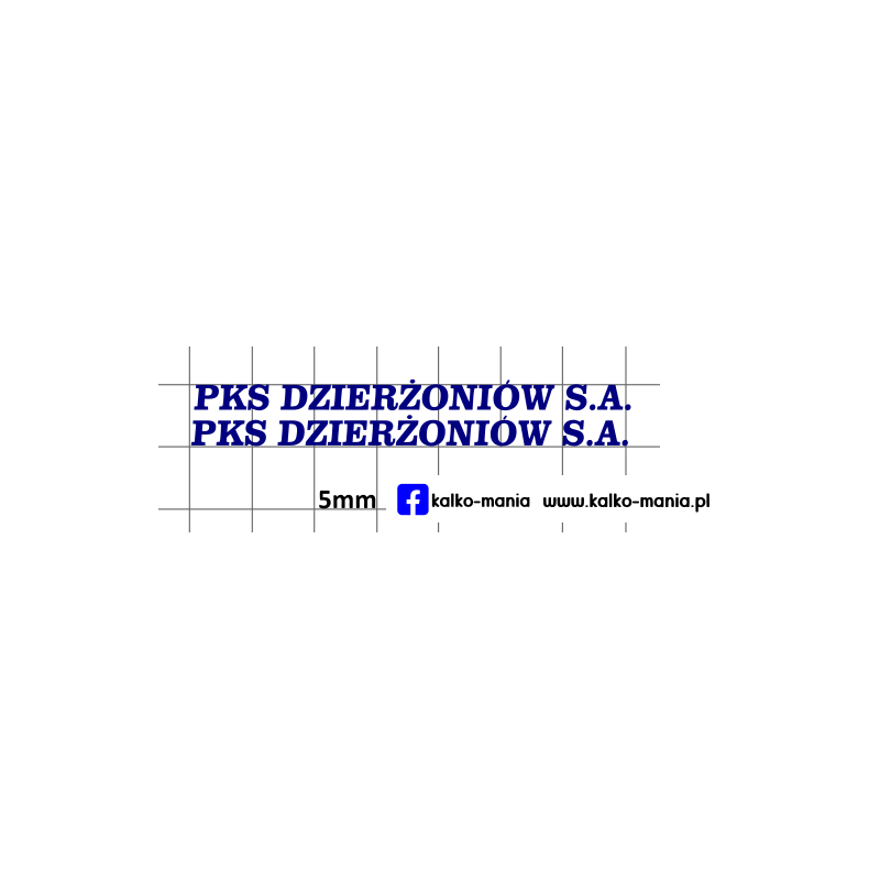 autosan pks dzierzoniow kalkomania 1:72
