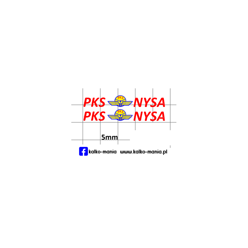 autosan pks nysa kalkomania 1:72