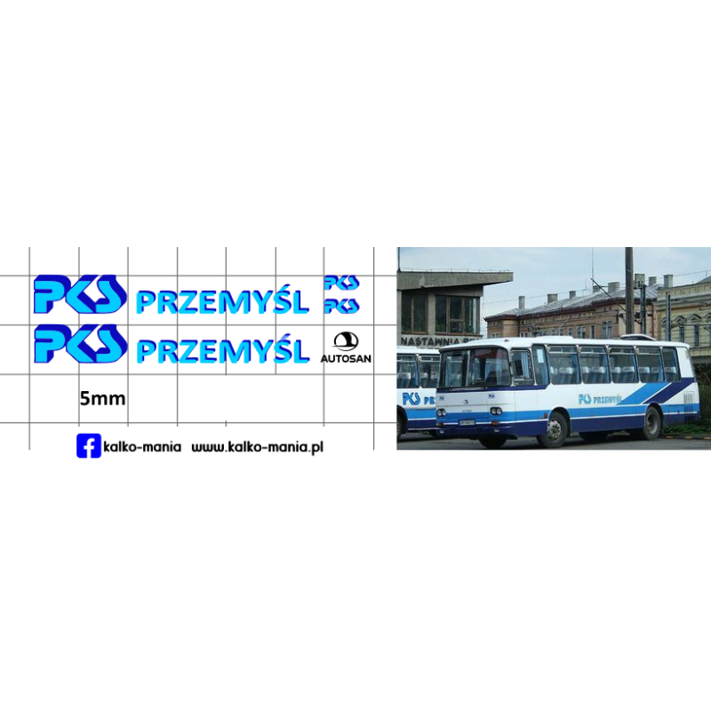 autosan pks przemysl kalkomania 1:72