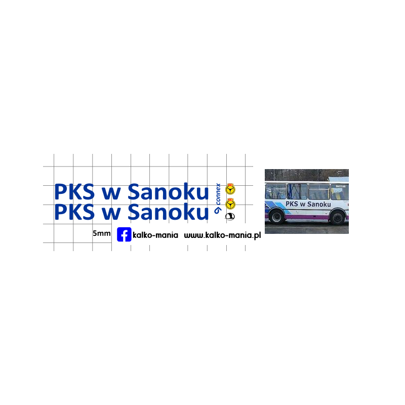 autosan pks w sanoku kalkomania 1:72