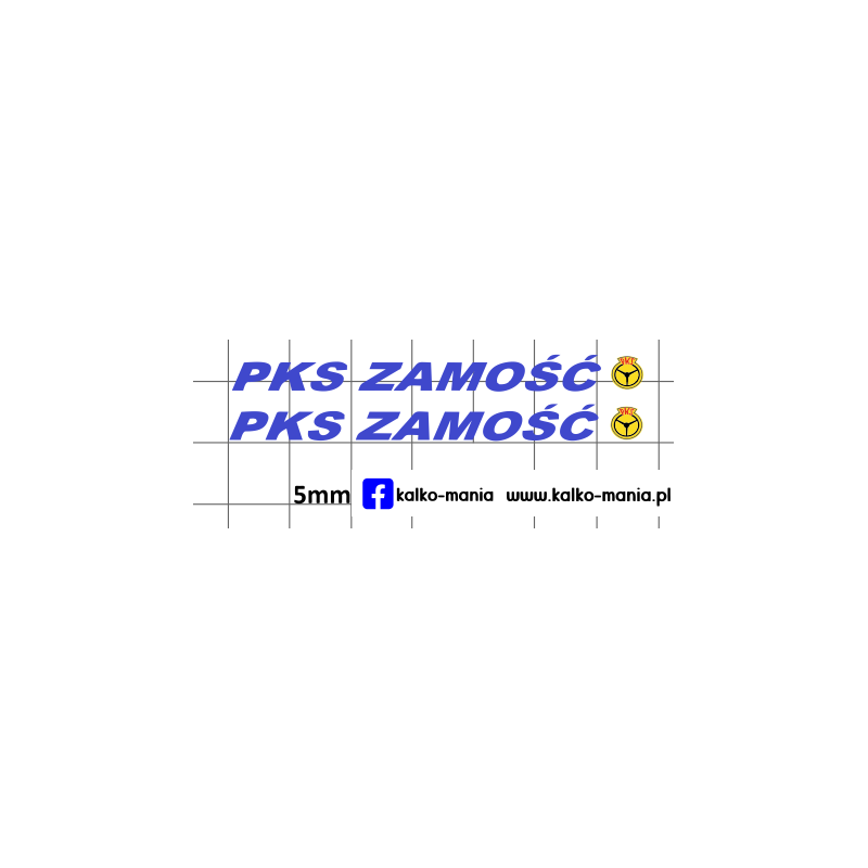autosan pks zamosc kalkomania 1:72