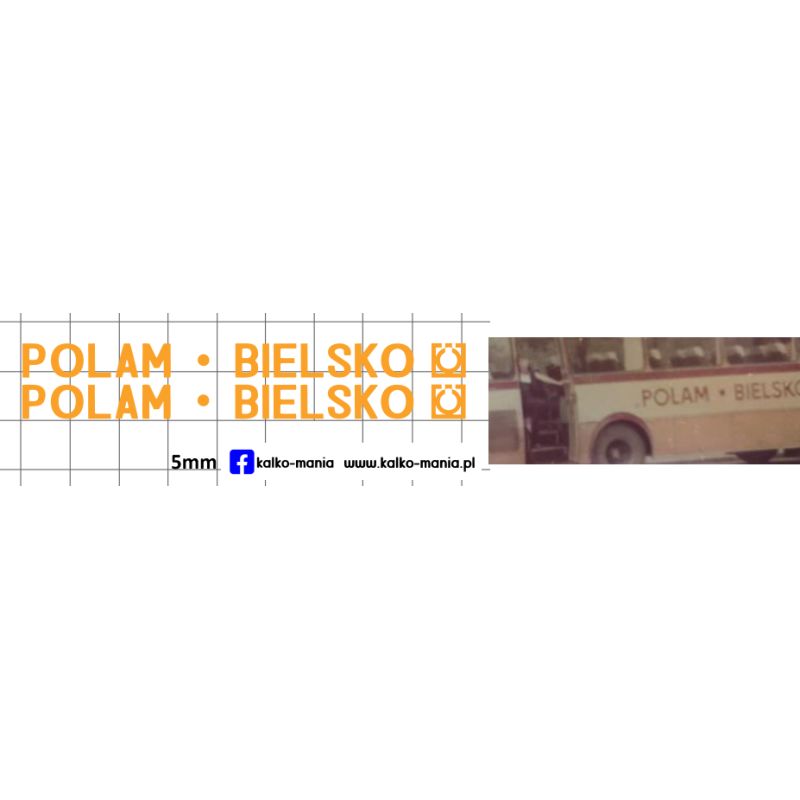 autosan polam bielsko kalkomania 1:72