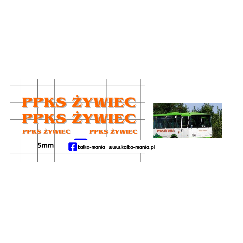 autosan ppks zywiec kalkomania 1:72
