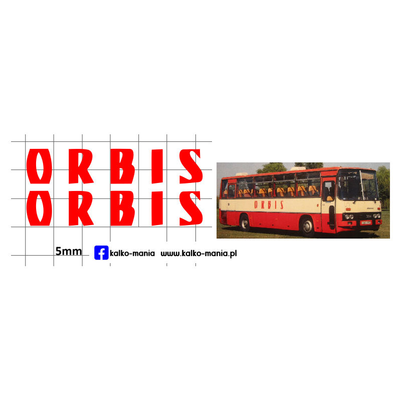 ikarus biuro podrozy orbis5 kalkomania 1:72