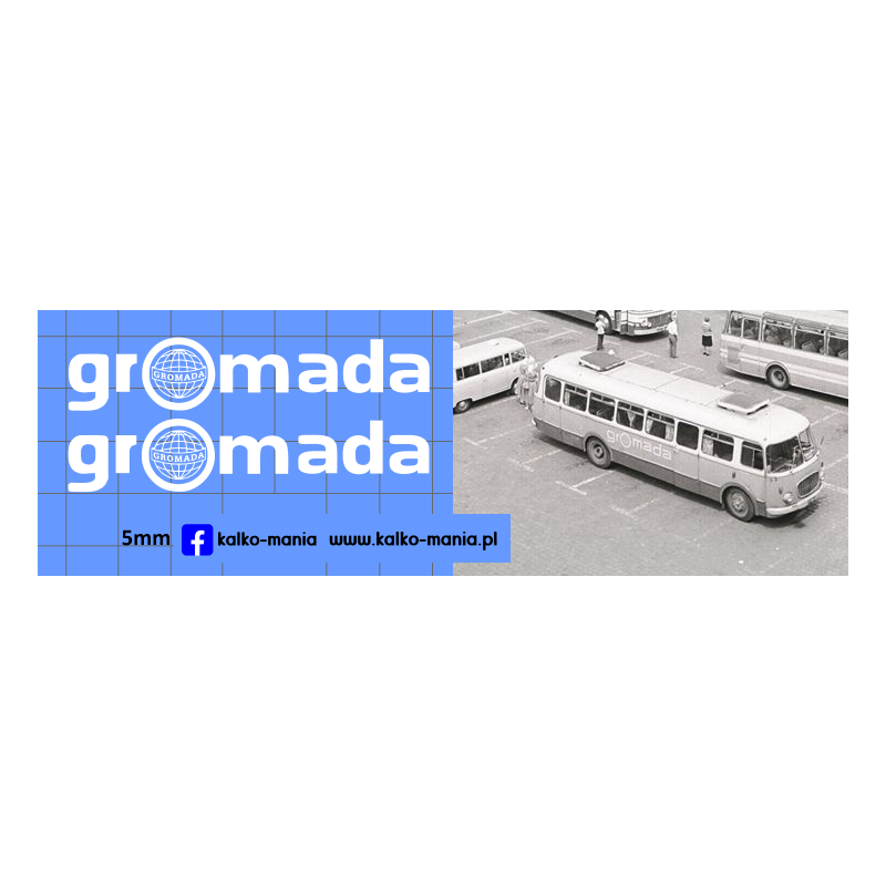 jelcz biuro podrozy gromada kalkomania 1:72