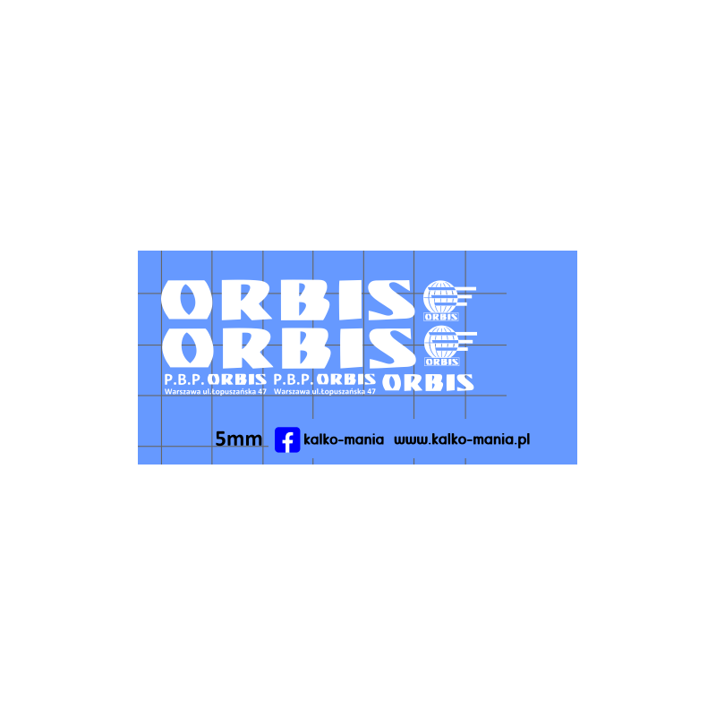 jelcz biuro podrozy orbis kalkomania 1:72