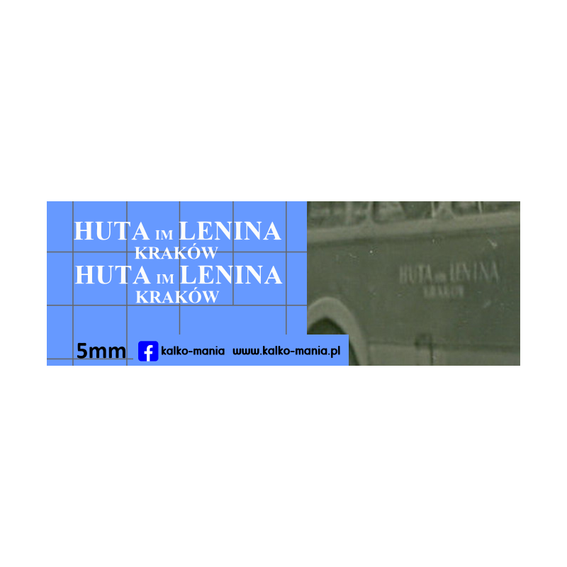 jelcz huta lenina krakow kalkomania 1:72