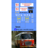 jelcz mex mpk lodz 813 daleko od szosy kalkomania 1:72
