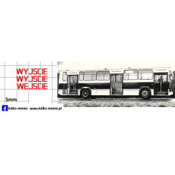 jelcz pr wejscie kalkomania...