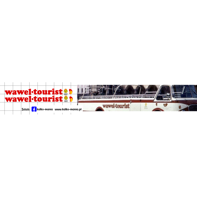 jelcz wawel tourist kalkomania 1:72