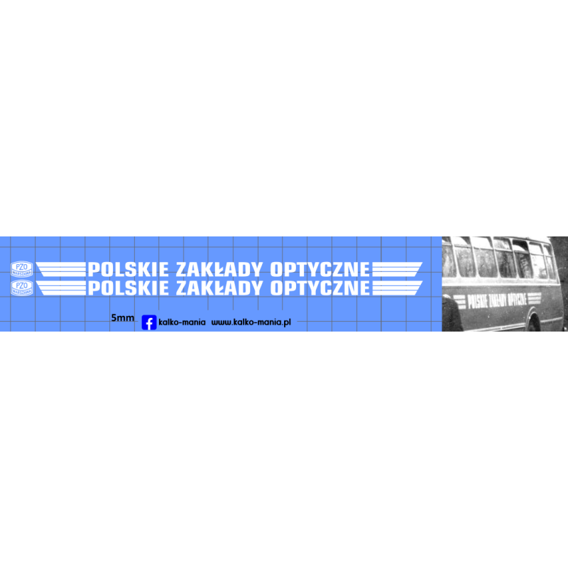 jelcz zakłady optyczne warszawa kalkomania 1:72