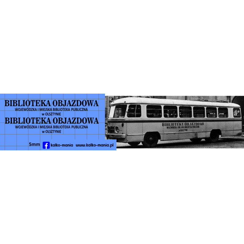san biblioteka objazdowa olsztyn kalkomania 1:72