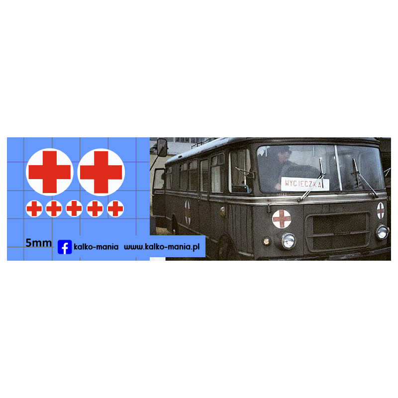 san h100 lwp sanitarny kalkomania 1:72