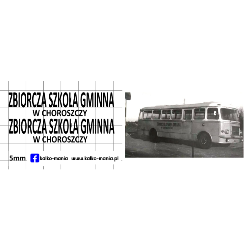 san szkola gminna kalkomania 1:72