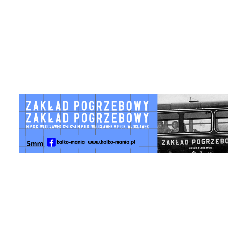 san zaklad pogrzebowy kalkomania 1:72